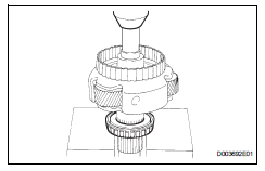 Toyota RAV4. Install underdrive planetary gear assembly