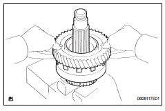 Toyota RAV4. Install underdrive planetary gear assembly