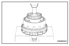 Toyota RAV4. Install underdrive planetary gear assembly