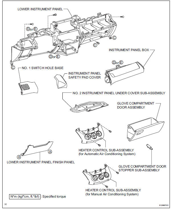 Toyota RAV4. Precaution for vehicle with srs airbag and seat belt pretensioner