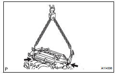 Toyota RAV4. Disconnect front stabilizer link assembly rh