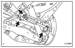 Toyota RAV4. Remove rear no. 1 Suspension arm assembly lh
