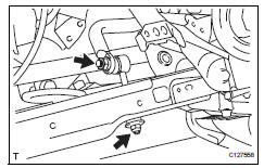 Toyota RAV4. Install rear stabilizer link assembly lh