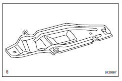 Toyota RAV4. Remove no. 2 Instrument panel under cover sub-assembly