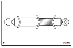 Toyota RAV4. Dispose of rear shock absorber assembly lh