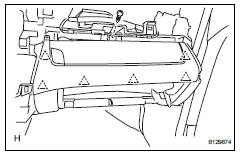 Toyota RAV4. Install instrument panel box