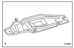 Toyota RAV4. Install no. 2 Instrument panel under cover sub-assembly