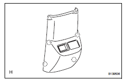 Toyota RAV4. Install console rear end panel (rse type)