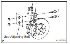 Toyota RAV4. Adjust camber and caster