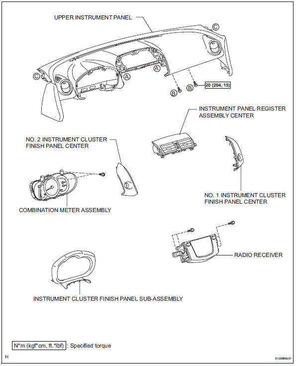 Toyota RAV4. Precaution for vehicle with srs airbag and seat belt pretensioner