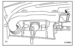 Toyota RAV4. Install no. 2 Heater to register duct