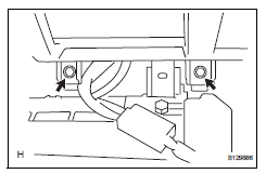 Toyota RAV4. Install front pillar garnish lh (see page ir- 57)