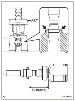 Toyota RAV4. Remove front drive shaft dust cover rh