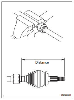 Toyota RAV4. Install front drive shaft damper lh