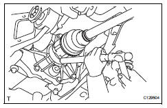 Toyota RAV4. Install differential carrier assembly