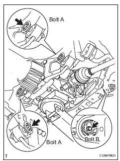 Toyota RAV4. Install differential carrier assembly