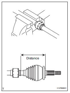 Toyota RAV4. Install front drive shaft damper lh (for lh)