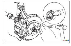 Toyota RAV4. Check front axle hub bearing