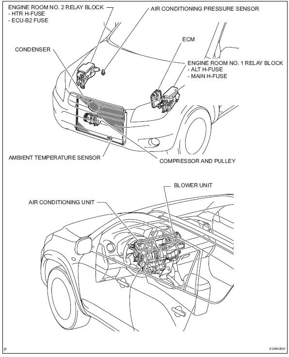 Toyota RAV4. Parts location (2005/11-2006/01)