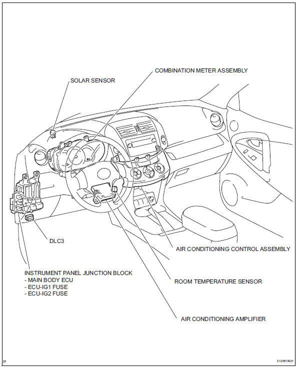 Toyota RAV4. Parts location (2005/11-2006/01)