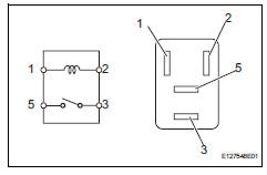 Toyota RAV4. Inspect magnetic clutch relay (marking: mg clt)