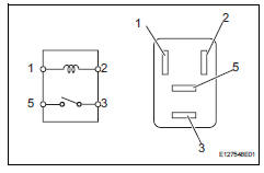 Toyota RAV4. Inspect magnetic clutch relay (marking: mg clt)