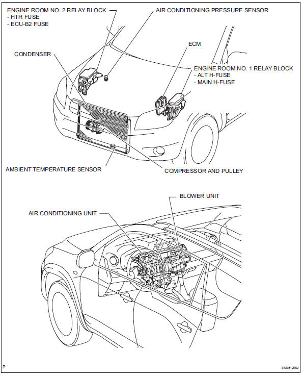 Toyota RAV4. Parts location (2005/11-2006/01)