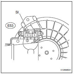 Toyota RAV4. Check blower w/ fan motor sub-assembly