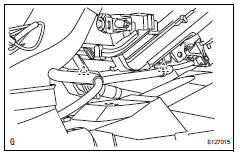 Toyota RAV4. Remove air conditioning amplifier assembly