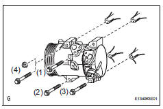 Toyota RAV4. Install cooler compressor assembly