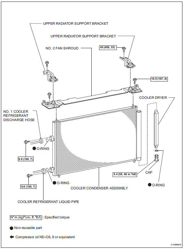 Toyota RAV4. Condenser