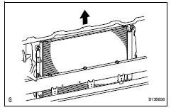 Toyota RAV4. Remove cooler condenser assembly