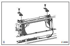 Toyota RAV4. Install radiator support upper bracket
