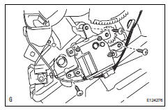 Toyota RAV4. Install air mix control servo motor