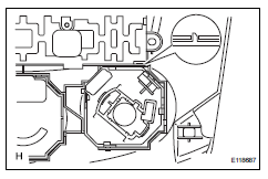 Toyota RAV4. Remove air vent mode control switch