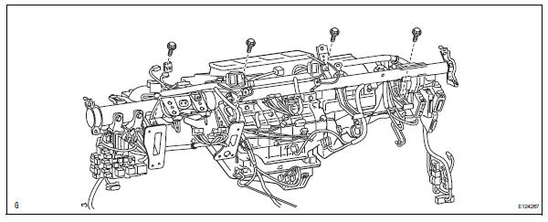 Toyota RAV4. Install instrument panel reinforcement