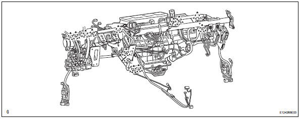 Toyota RAV4. Remove instrument panel reinforcement