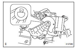 Toyota RAV4. Remove air inlet control servo motor (for automatic air conditioning system)