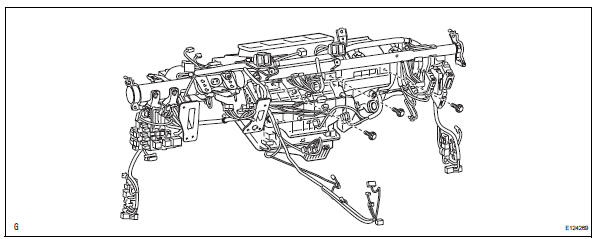 Toyota RAV4. Remove instrument panel reinforcement