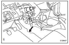 Toyota RAV4. Remove no. 1 Instrument panel brace subassembly