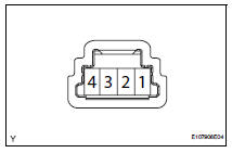 Toyota RAV4. Inspect hazard warning signal switch