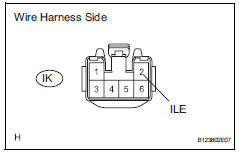 Toyota RAV4. Check harness and connector (battery - room light and main body ecu)