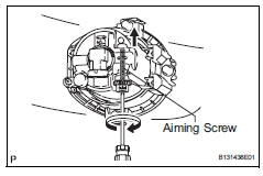 Toyota RAV4. Adjust fog light aiming