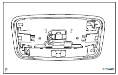 Toyota RAV4. Install room light assembly