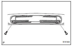 Toyota RAV4. Install center stop light assembly