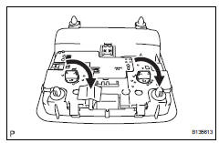 Toyota RAV4. Install map light bulb