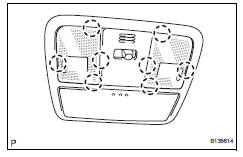 Toyota RAV4. Install map light lens