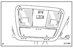 Toyota RAV4. Install map light assembly