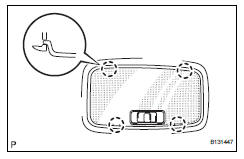 Toyota RAV4. Remove room light lens