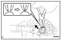 Toyota RAV4. Remove headlight dimmer switch assembly